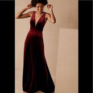 Jenny Yoo Logan Velvet Dress